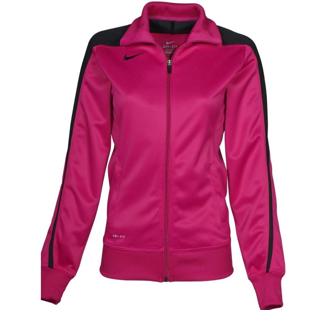Nike Dri-Fit Fuchsia Zip-Up Outerwear Jacket
